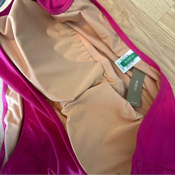 NEW J.Crew Sleek ruched one-shoulder one-piece swimsuit Size 20 - Picture 12 of 12